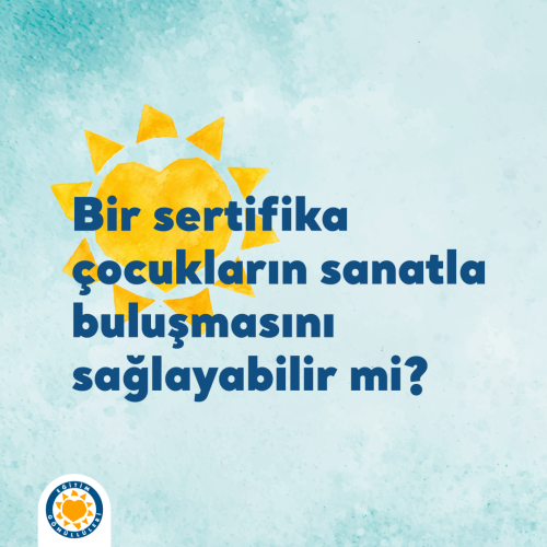 Sanat Eğitim Sertifikası içerik görseli.